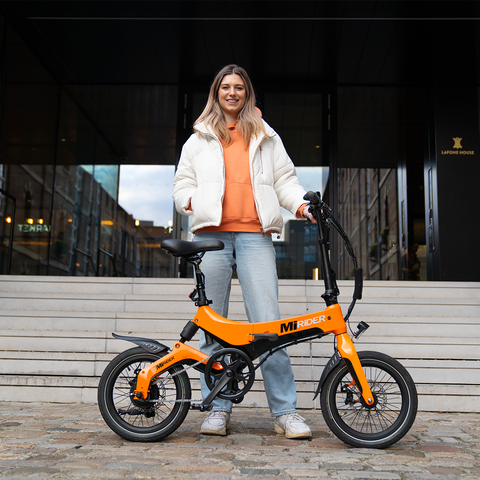 MiRider One with reviewer Eilis Barrett