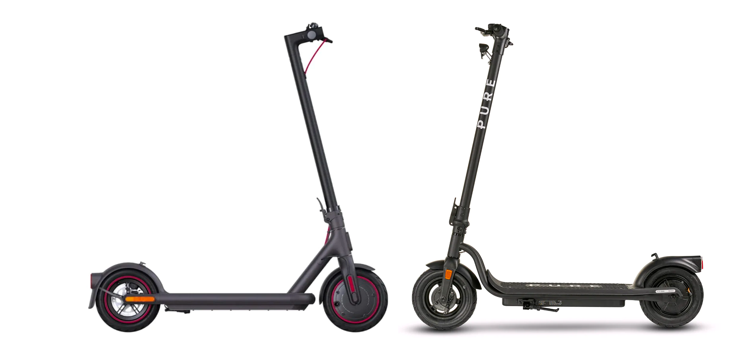 Xiaomi vs Pure electric scooters - four head to heads – Electroheads