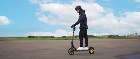 Our reviewer riding the Techtron Elite 3500