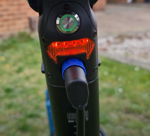 Integrated rear brake light