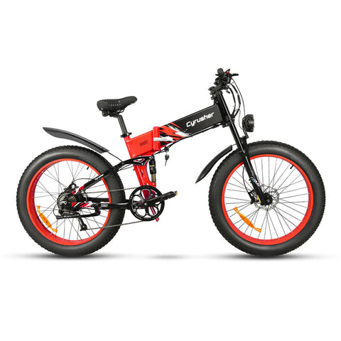 Cyrusher Cyrusher Bandit Folding Electric Bike Electric Mountain Bikes