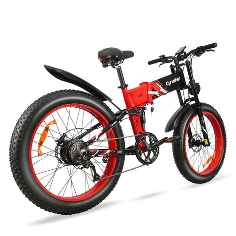 Cyrusher Cyrusher Bandit Folding Electric Bike Electric Mountain Bikes