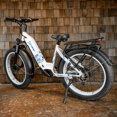 Cyrusher Cyrusher Kuattro Step-Through Electric Bike (Ex-Display) - Collection Only Electric Mountain Bikes