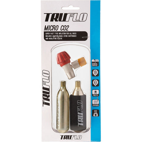 Truflo Truflo Micro CO2 Pump (2 x 16g Cartridges) Gas Canisters