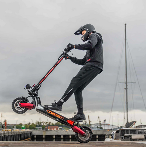 Electric scooters with attitude