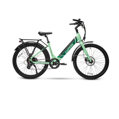 ampere electric bicycle Ampere Deluxe Step Through Electric Bike 26" – Electroheads Media Ltd