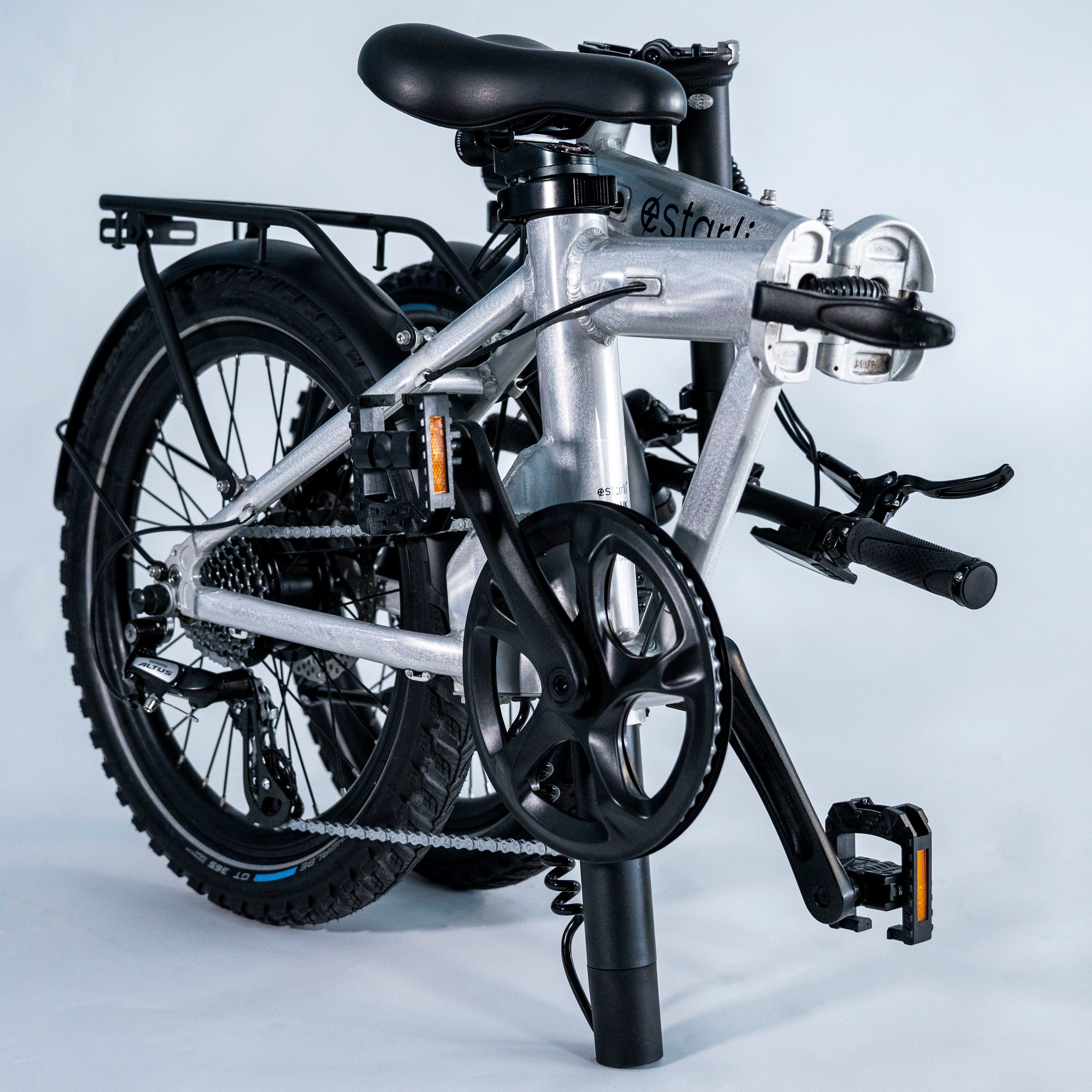 Carbon electric best sale folding bike