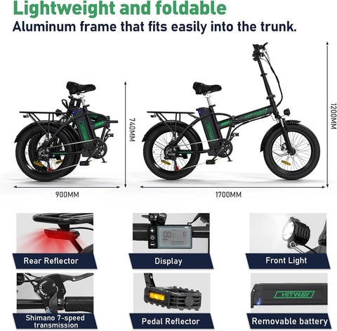 hitway electric bicycle Buy the Hitway Folding Bike