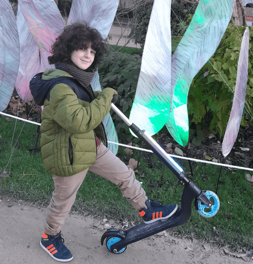 Buy the Windgoo M1 glowing kids electric scooter from